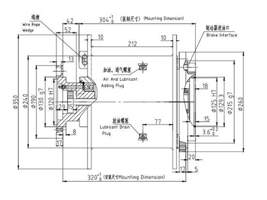 卷扬减速机JQL330C