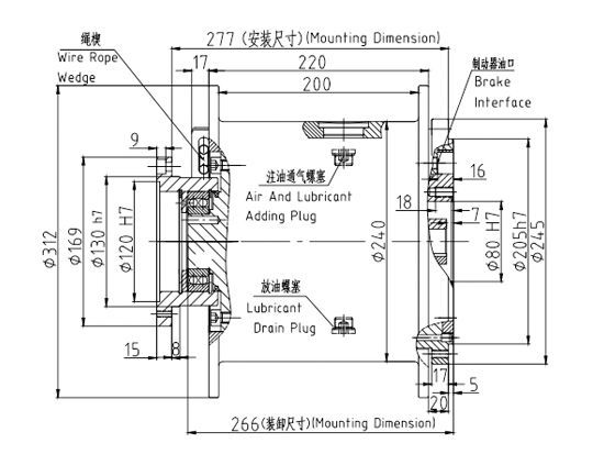 卷扬减速机JQL148E